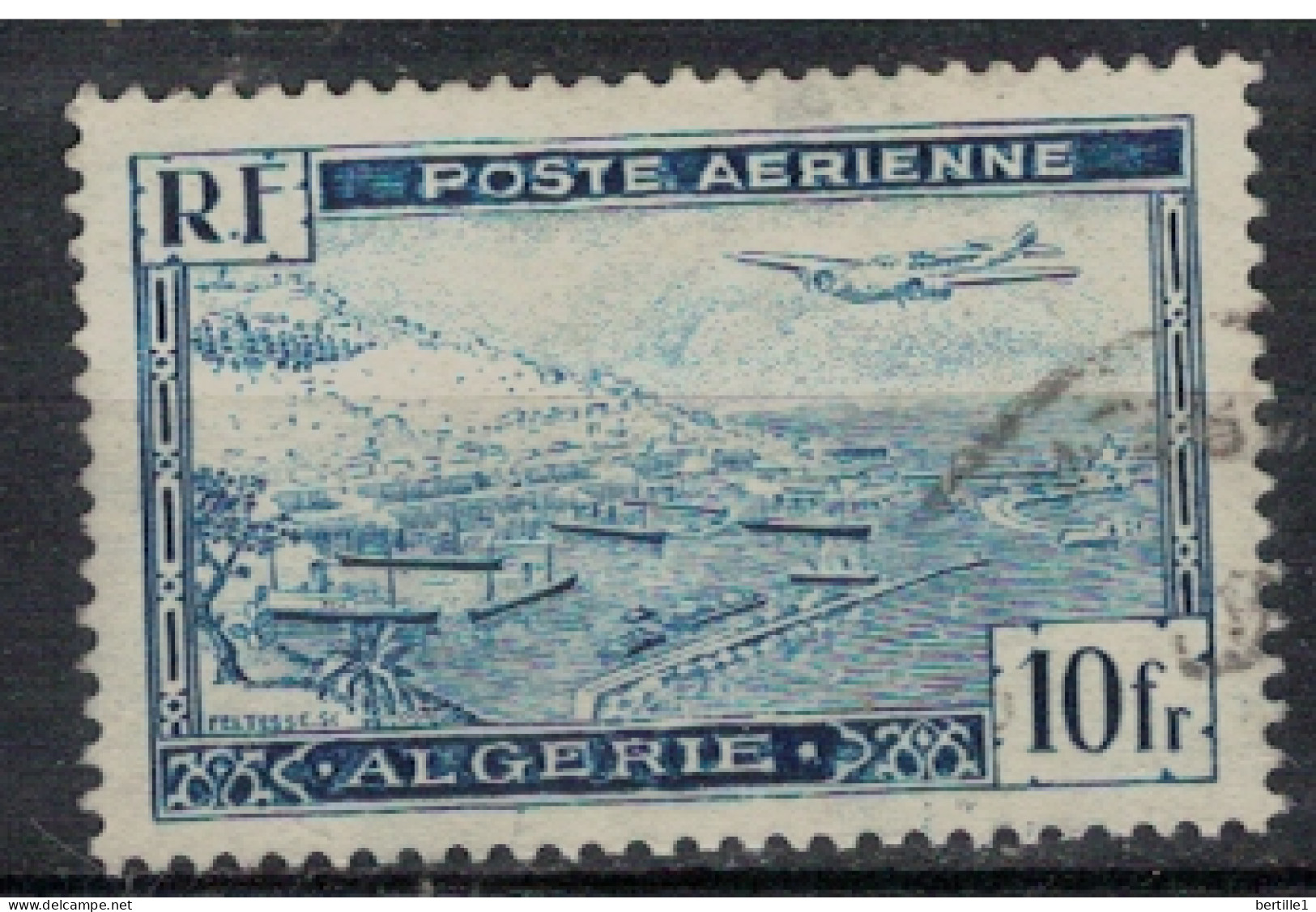 ALGERIE           N°  YVERT  PA 2  ( 2 ) OBLITERE    ( OB 11/ 20 ) - Poste Aérienne