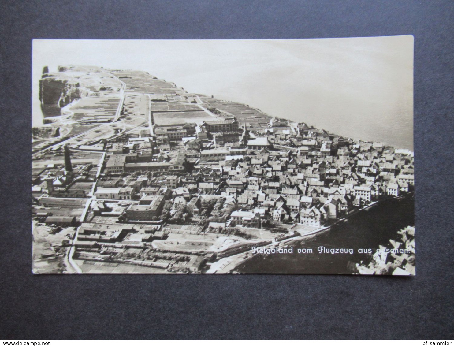 Foto AK Um 1930 Helgoland Vom Flugzeug Aus Gesehen Verlag J. Hamel, Strandbazar - Helgoland