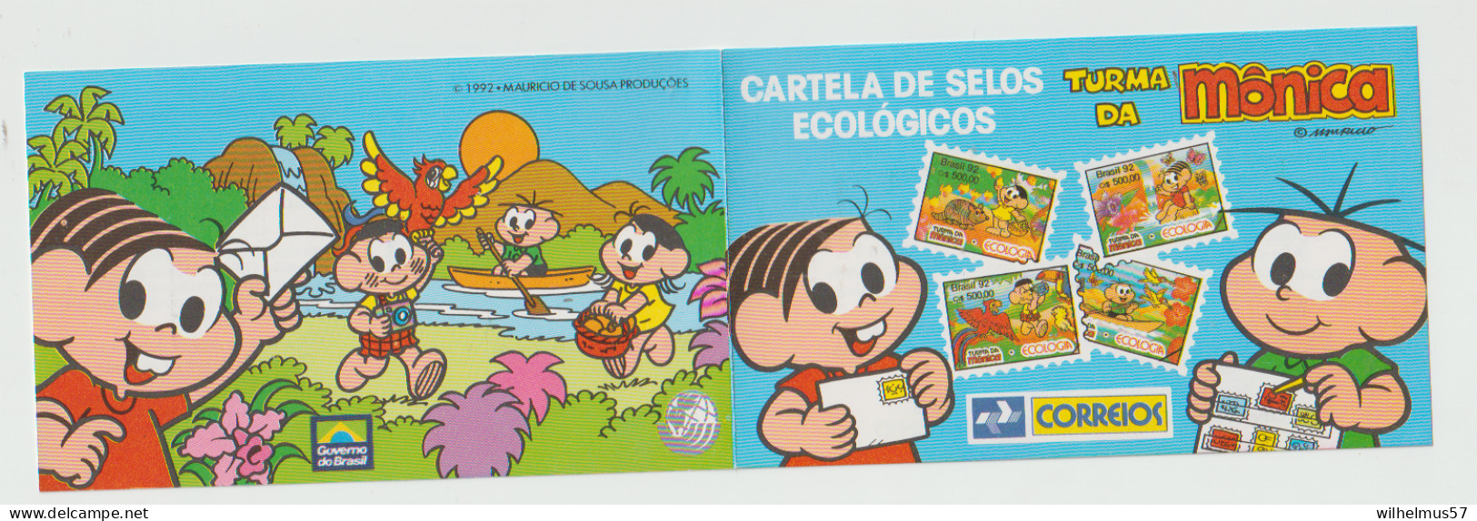 Brasil 1992 Stamp Booklets  Monica's Gang MNH - Booklets