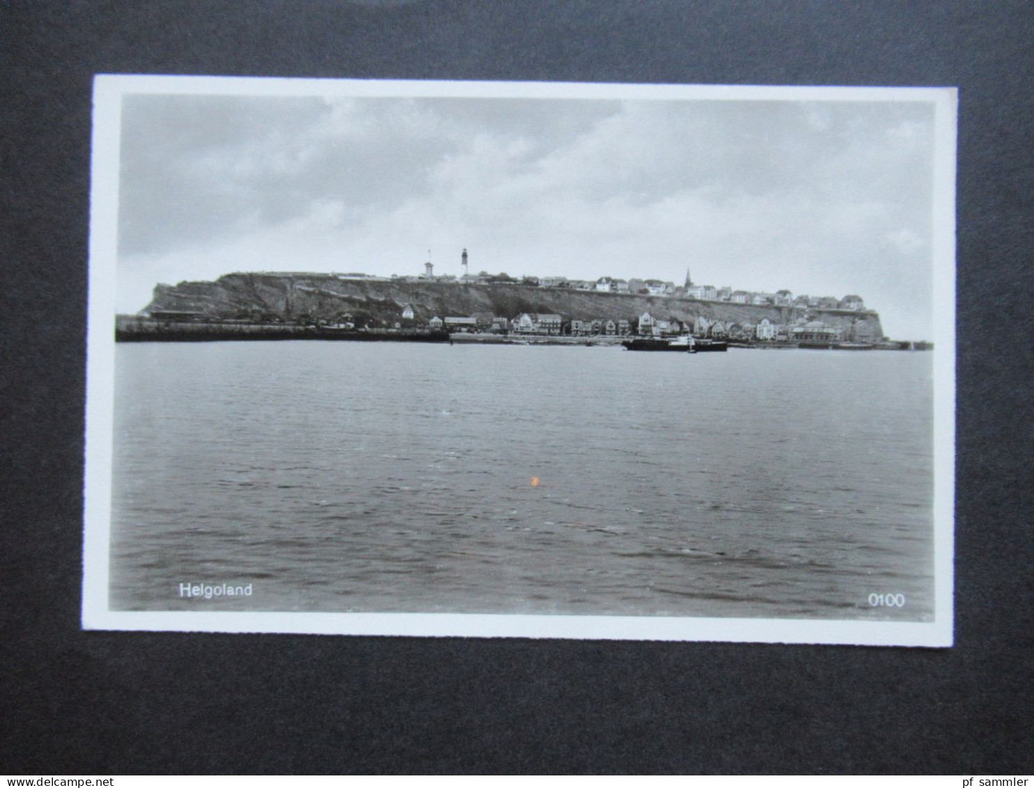 Foto AK Um 1930 Helgoland Vom Boot Aus Gesehen Verlag E. Rubin, Lübeck - Helgoland