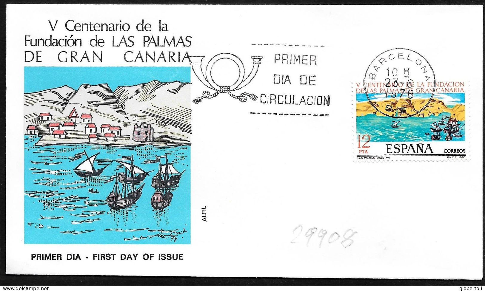 Spagna/Spain/Espagne: FDC, "Las Palmas De Gran Canaria" - Autres & Non Classés