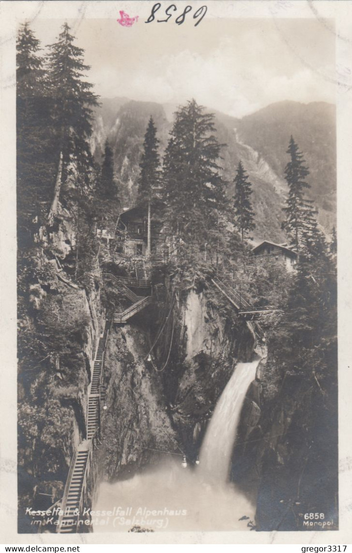 D632) Kesselfall Und Kesselfall Alpenhaus Im KAPRUNERTAL - Salzburg - Kaprun ALT - Kaprun