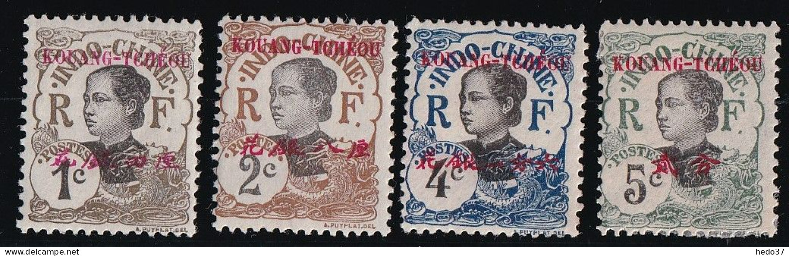 Kouang-Tchéou N°18/21 - Neuf * Avec Charnière - TB - Unused Stamps