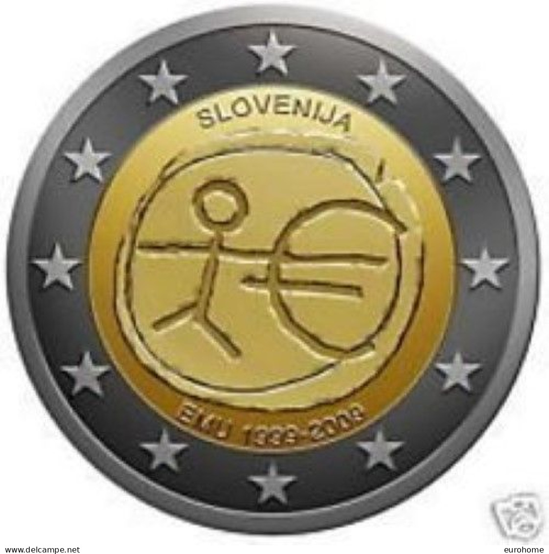 Slovenië  2009  2 Euro Commemo   EMU    UNC Uit De Rol  UNC Du Rouleaux - Eslovenia