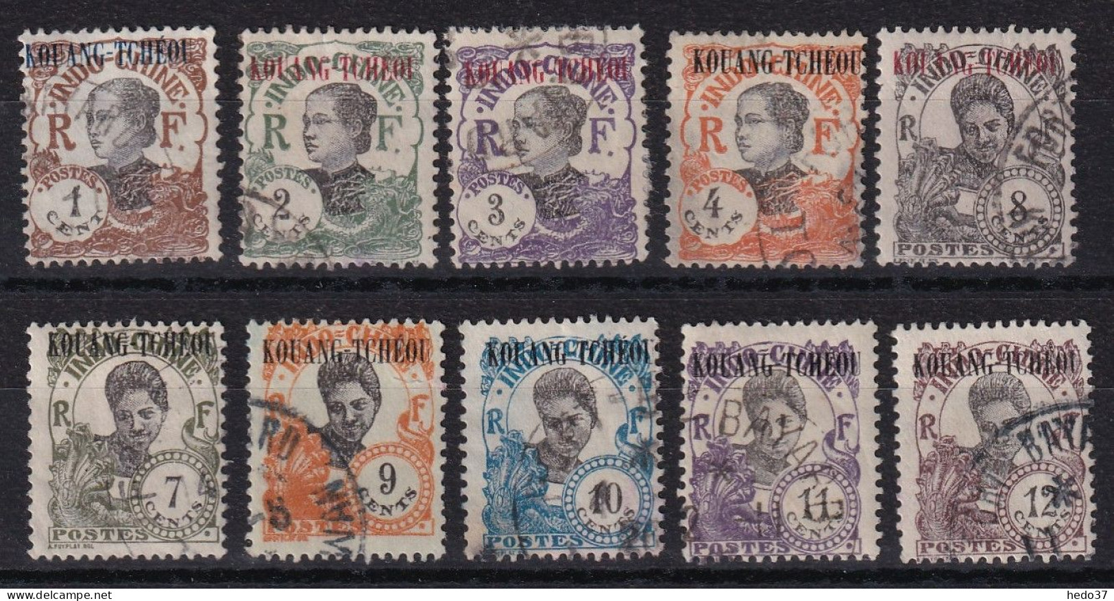 Kouang-Tchéou Entre N°56/67 - Oblitéré - TB - Used Stamps