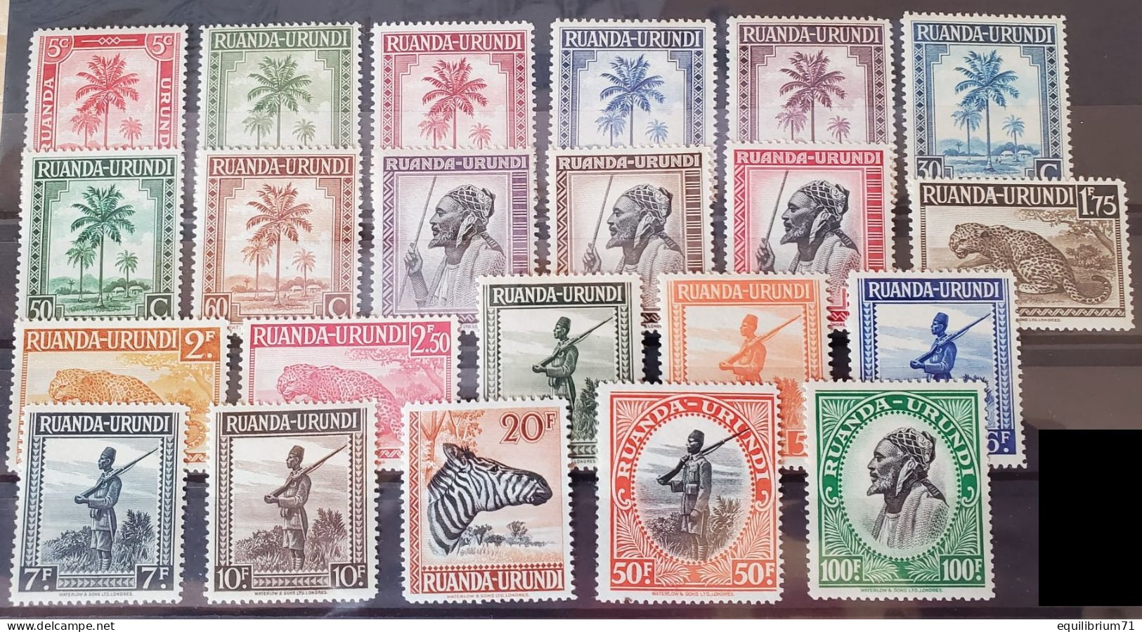 126/147** - Palmiers & Sujets Divers / Palmen En Diverse Onderwerpen / Palmen & Verschiedene Themen - RUANDA-URUNDI - Unused Stamps