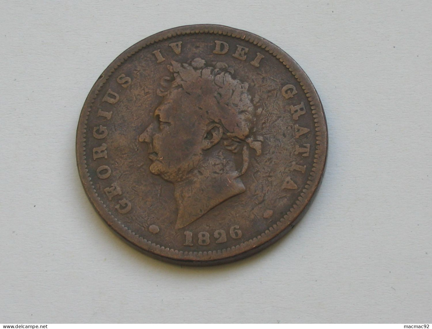 1 Penny 1826 Great Britain - Georgius IV Dei Gratia  *** EN ACHAT IMMEDIAT **** - D. 1 Penny