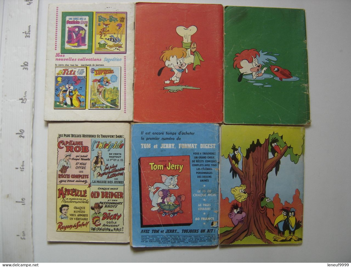 Lot De 6 BD Pepito 84 Bambou 20 Pitchounet 35 Bimbo 100 Et 101 Titi 122 - Bücherpakete