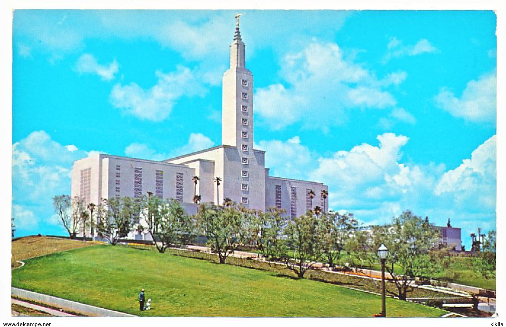 CPSM 9 X 14 Etats Unis USA (123) California LOS ANGELES Temple Of The Church Of Jesus Christ Of Latter Day Saints * - Los Angeles