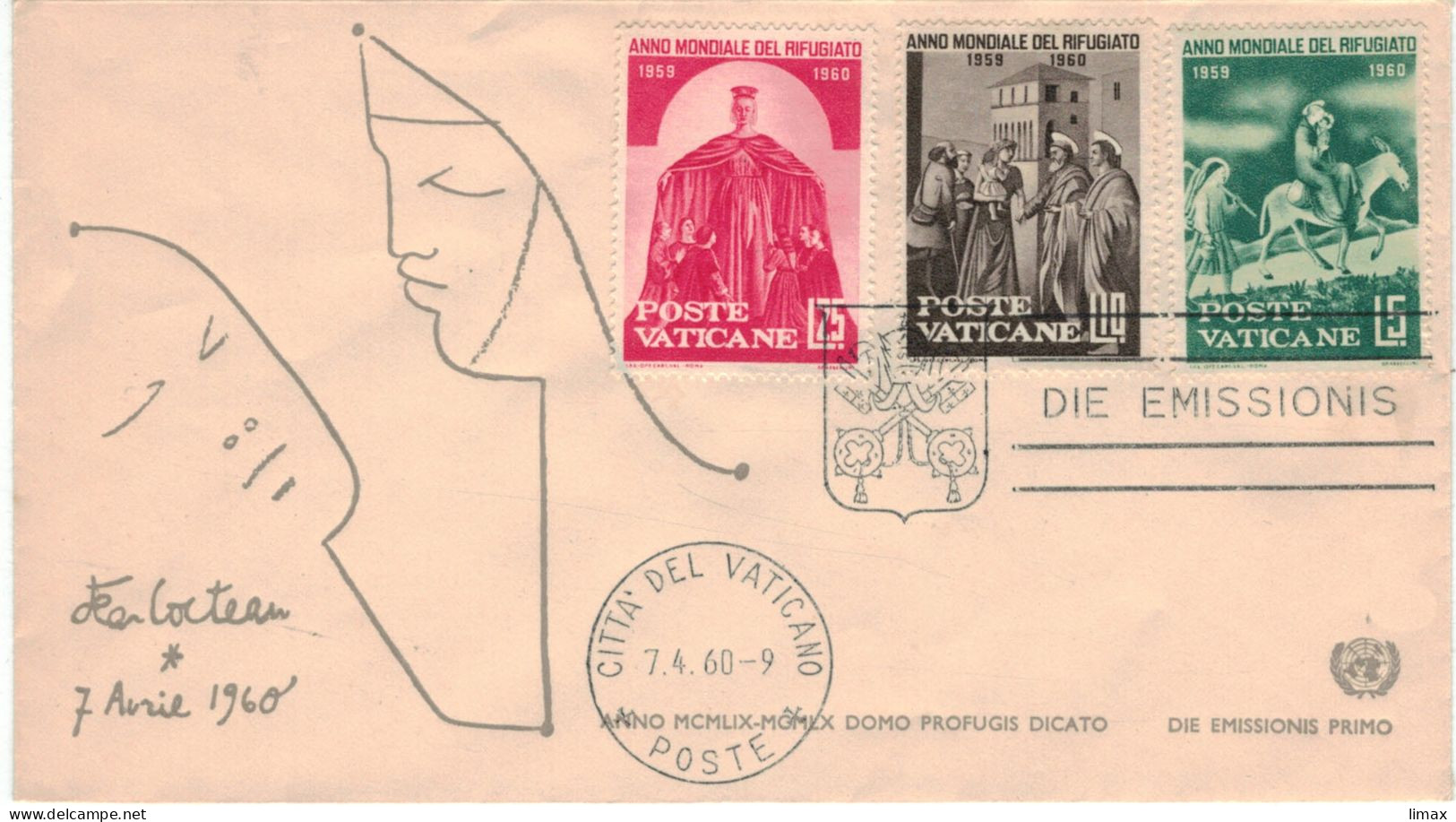 Welt-Flüchtlingsjahr 1960 1959 - Lettres & Documents