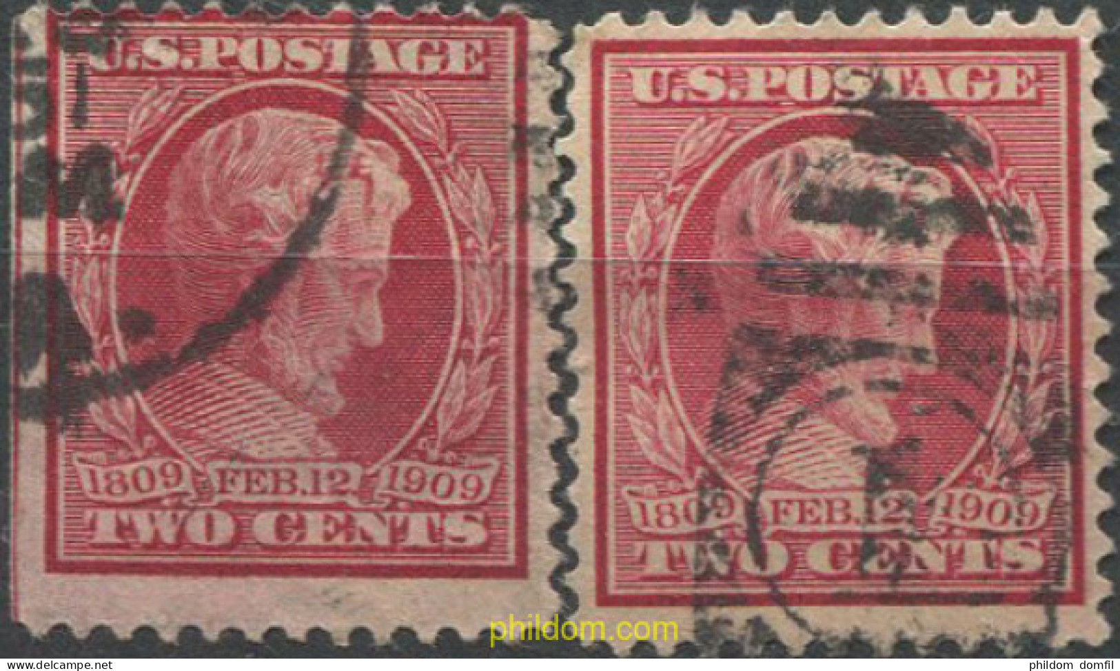 707367 USED ESTADOS UNIDOS 1909 CENTENARIO DEL NACIMIENTO DE LINCOLN - Unused Stamps