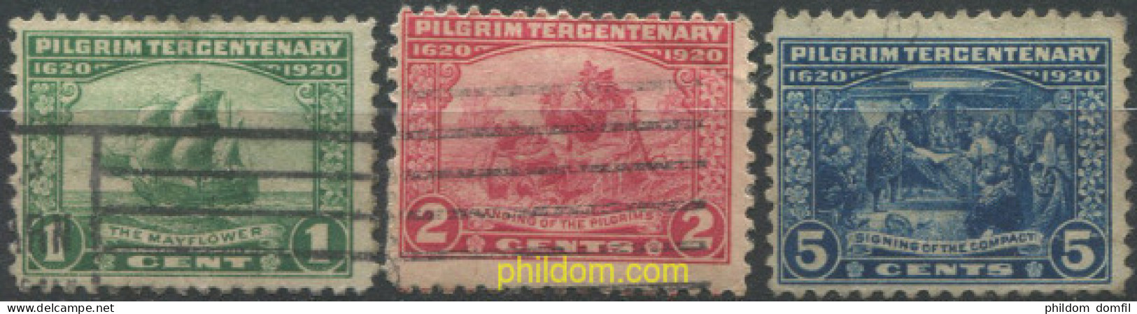 707379 USED ESTADOS UNIDOS 1920 TRICENTENARIO DE LA LLEGADA DE MAYFLOWER EN AMERICA - Neufs