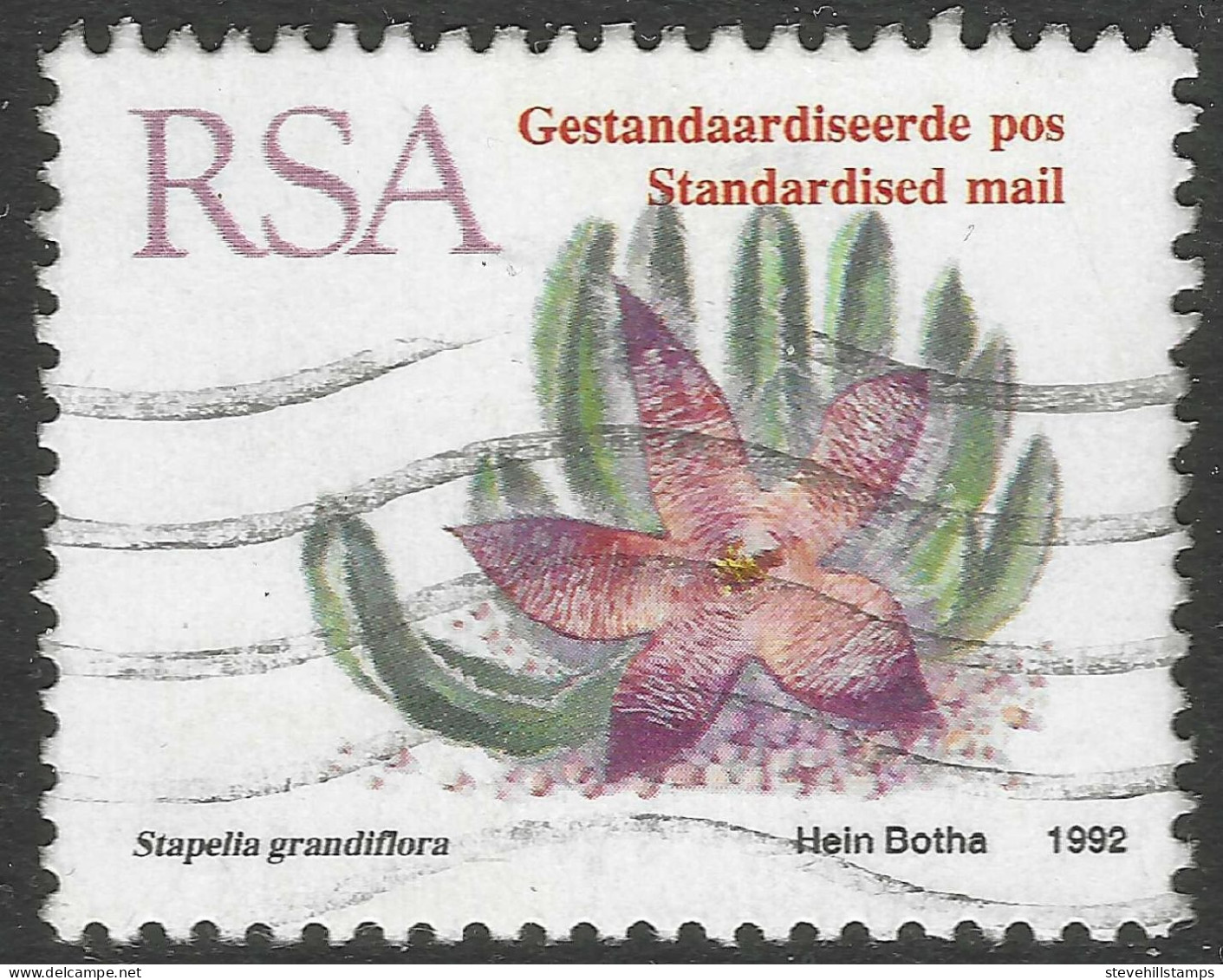 South Africa. 1993 Succulents. Standardised Mail Used. SG 778 - Used Stamps