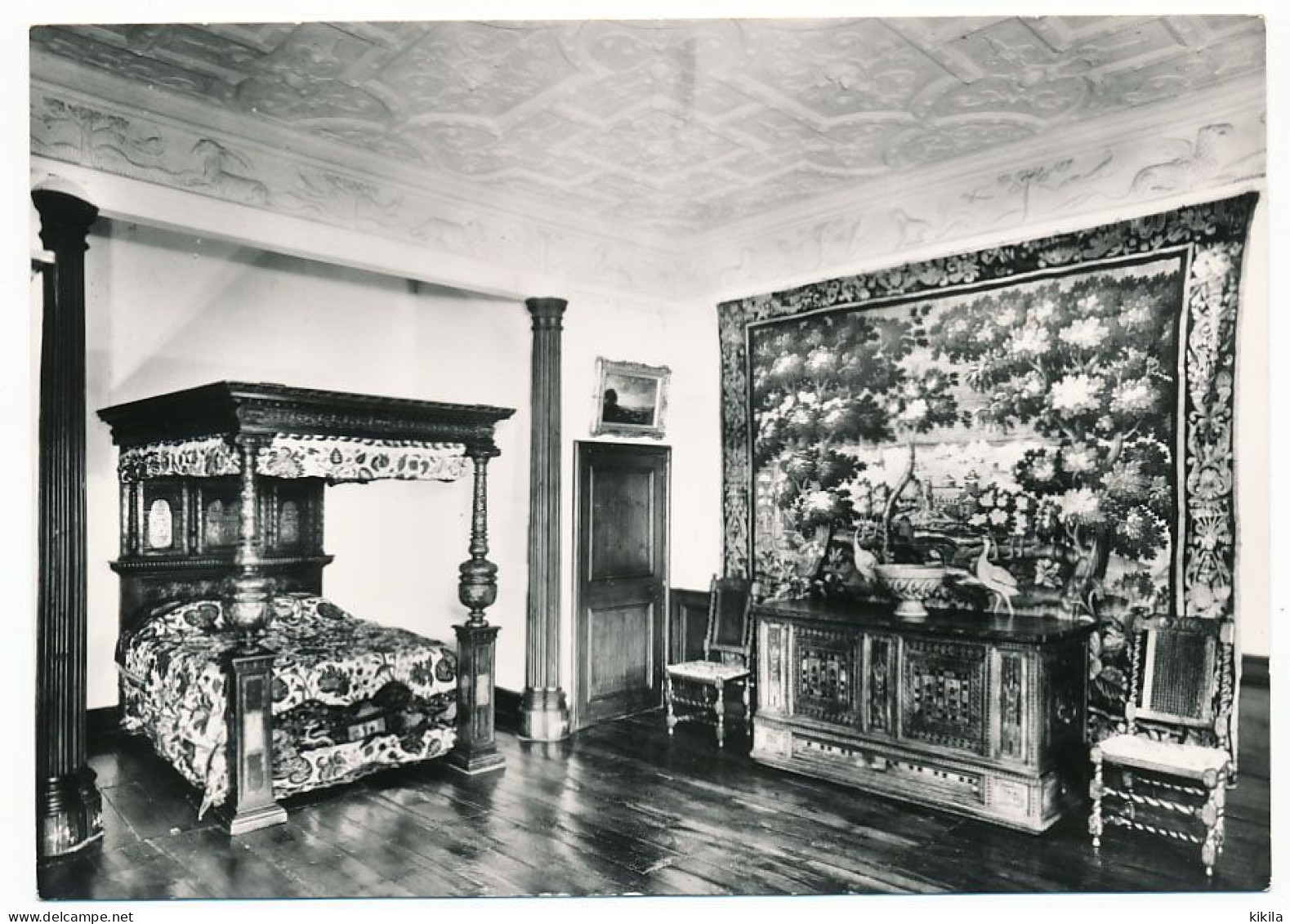 CPSM 10.5 X 15  Grande Bretagne Angleterre (153) Birmingham ASTON HALL King Charles' Room La Chambre Du Roi Charles - Birmingham