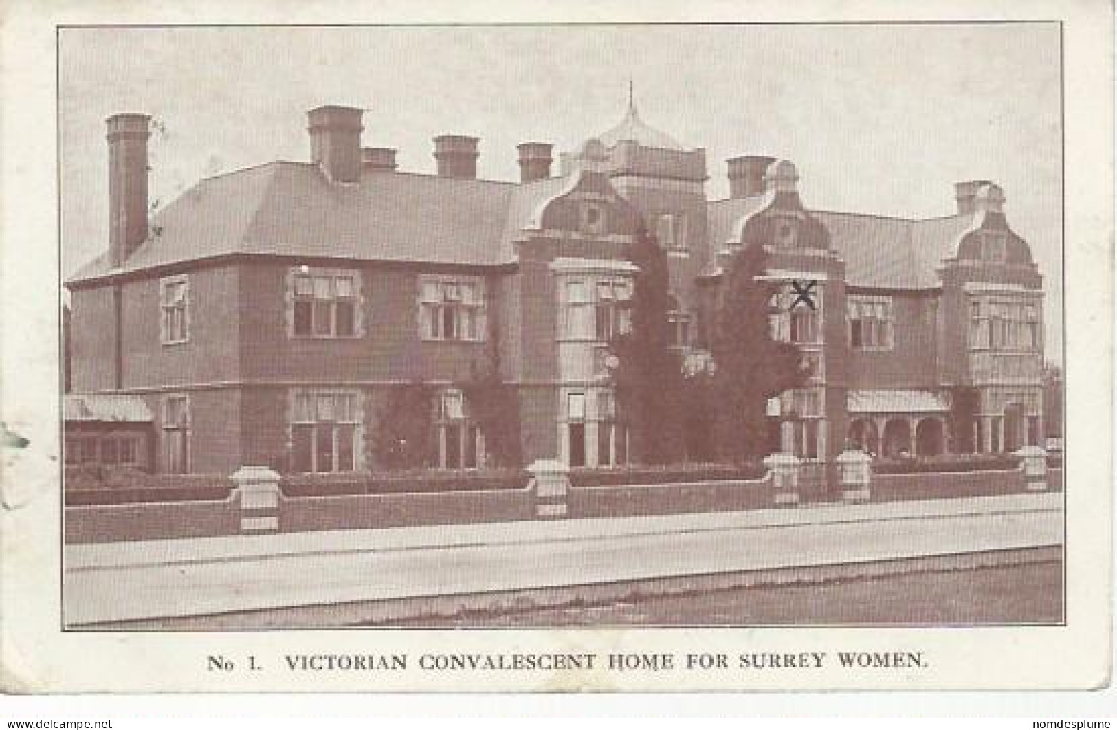 22435) UK GB Bognor Regis Victorian Convalescent Home For Surrey Women Postmark - Bognor Regis