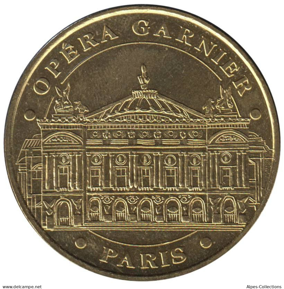 75-0490 - JETON TOURISTIQUE MDP - Opéra Garnier - Face Cerclée - 2016.1 - 2016