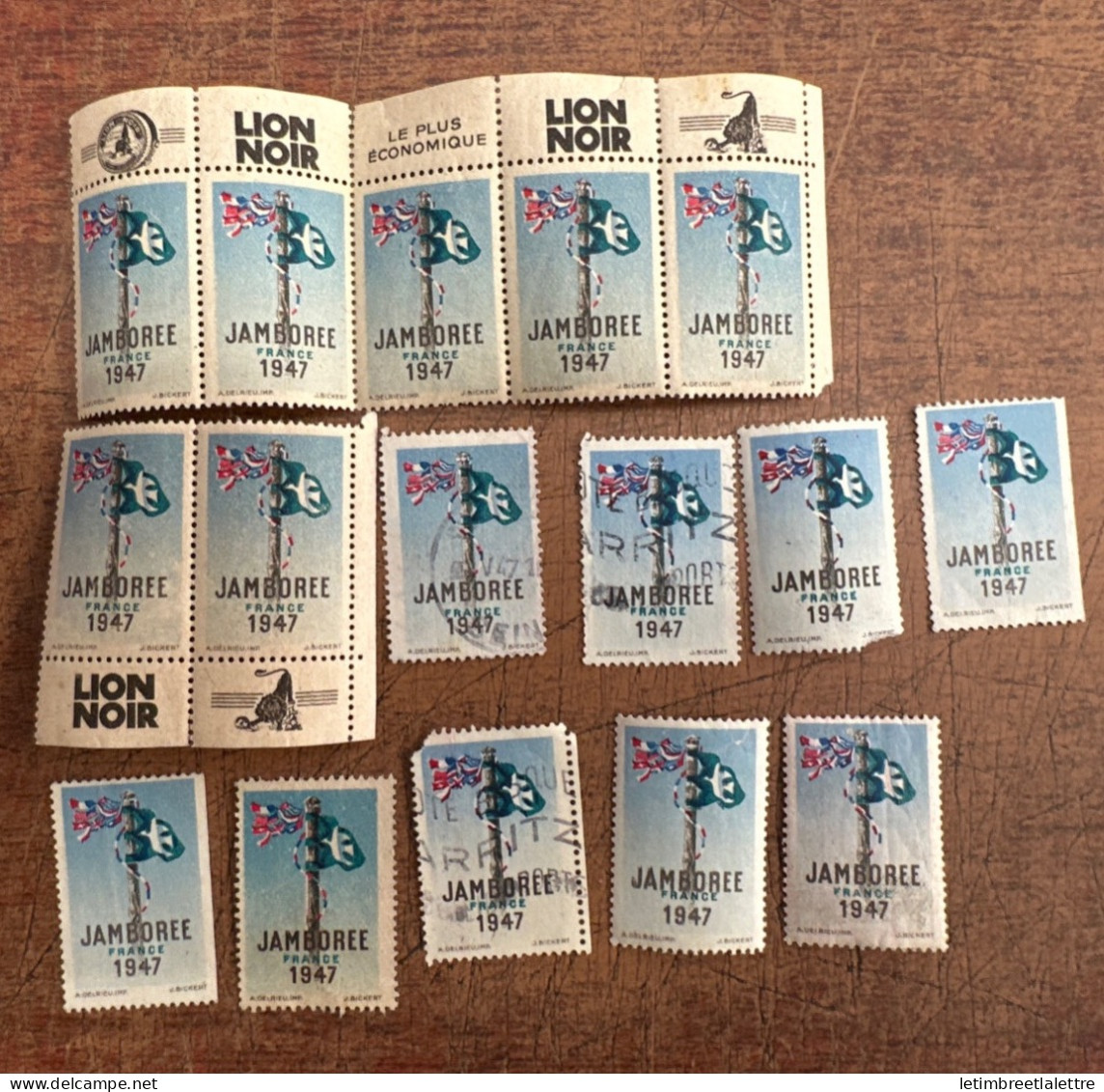 France - Scoutisme - Jamborée 1947 - Blocks & Sheetlets & Booklets