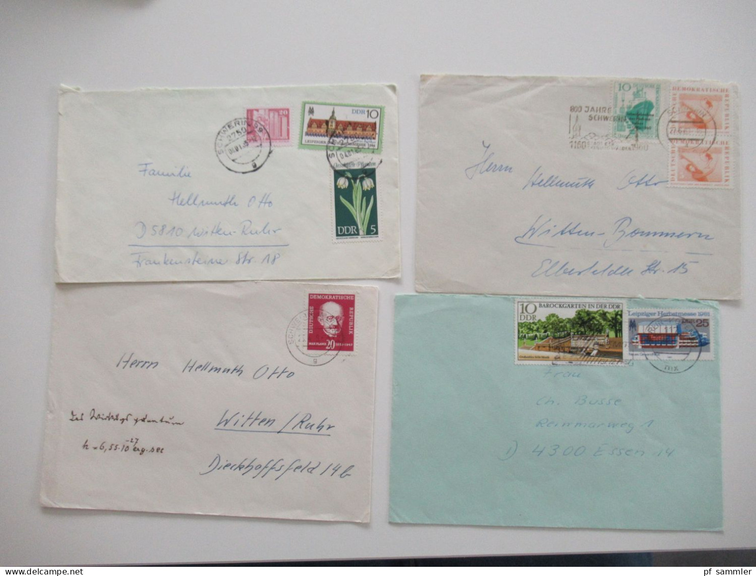 DDR Belegeposten Ab 1955 - 1980er Jahre / Viele FDC Echt Gelaufen In Die BRD / Etliches Aus Dem Bedarf! Insgesamt 240 St - Collections (without Album)