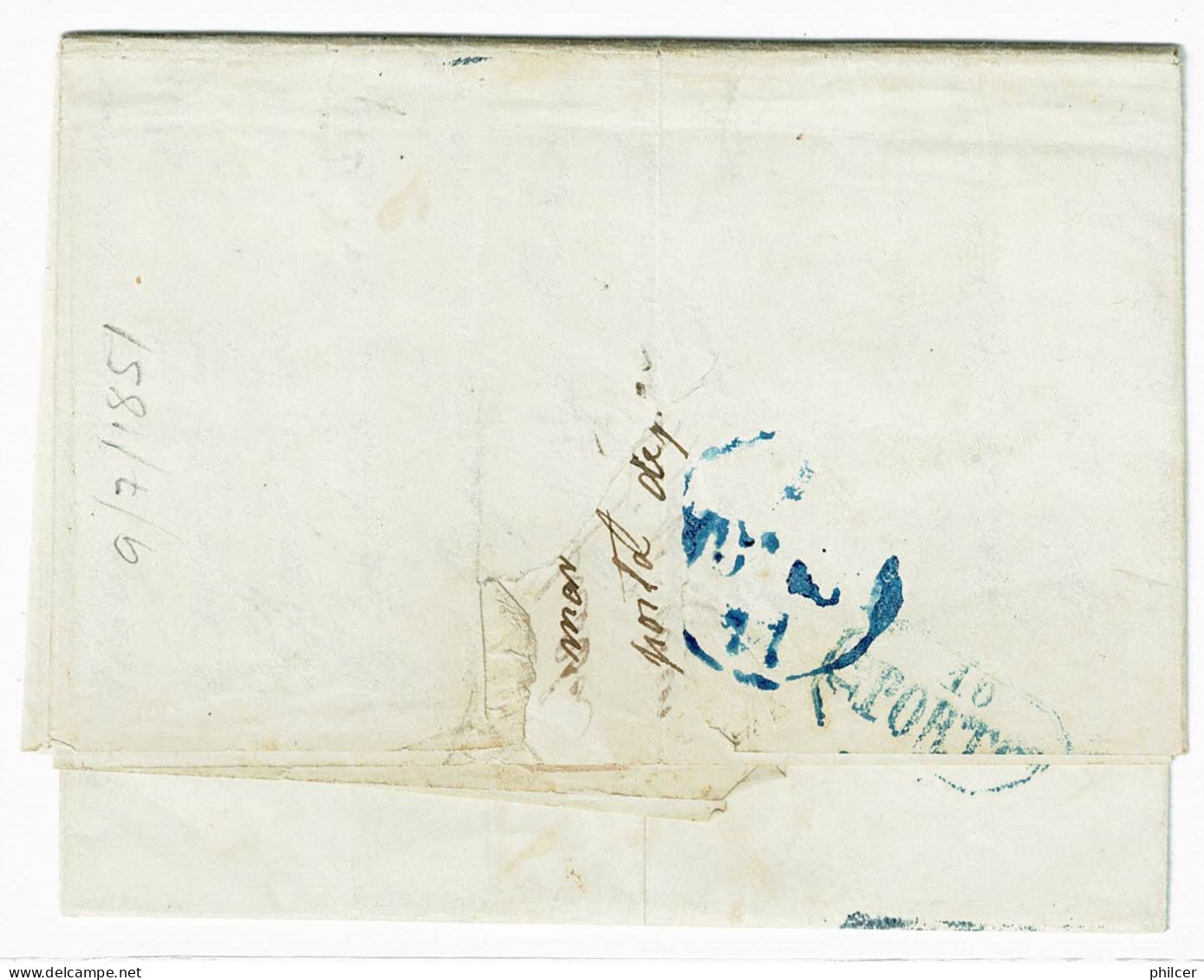 Portugal, 1851, Braga-Lisboa - ...-1853 Prephilately