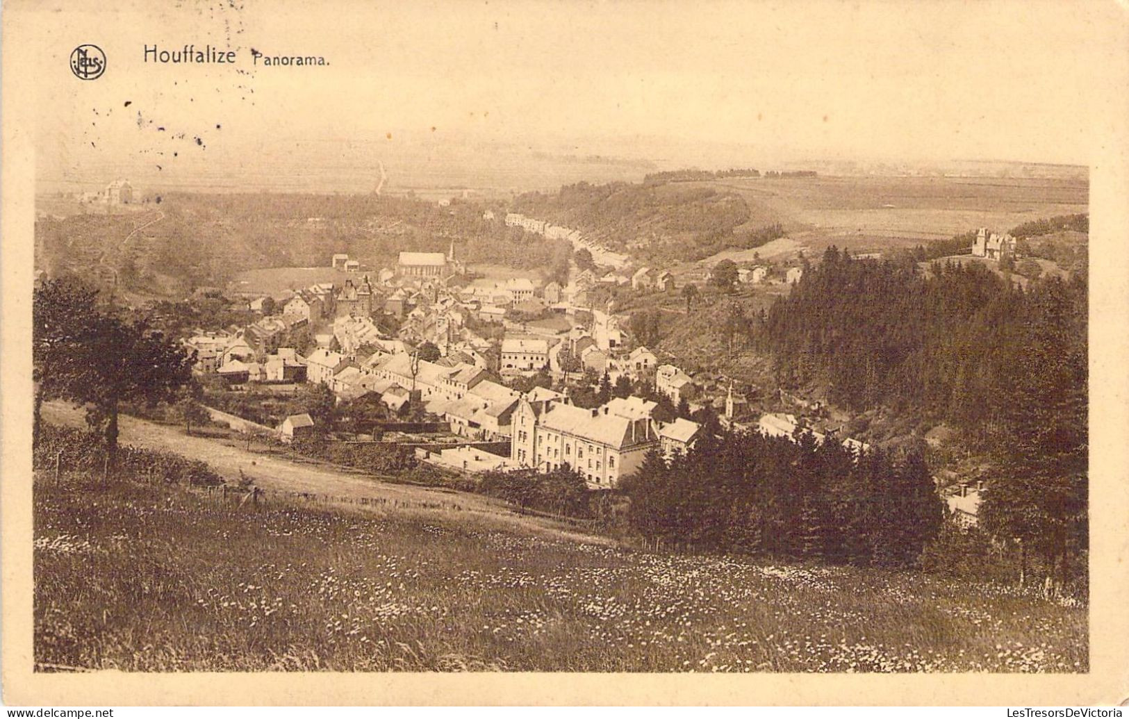 BELGIQUE - HOUFFALIZE - Panorama - Carte Postale Ancienne - Houffalize