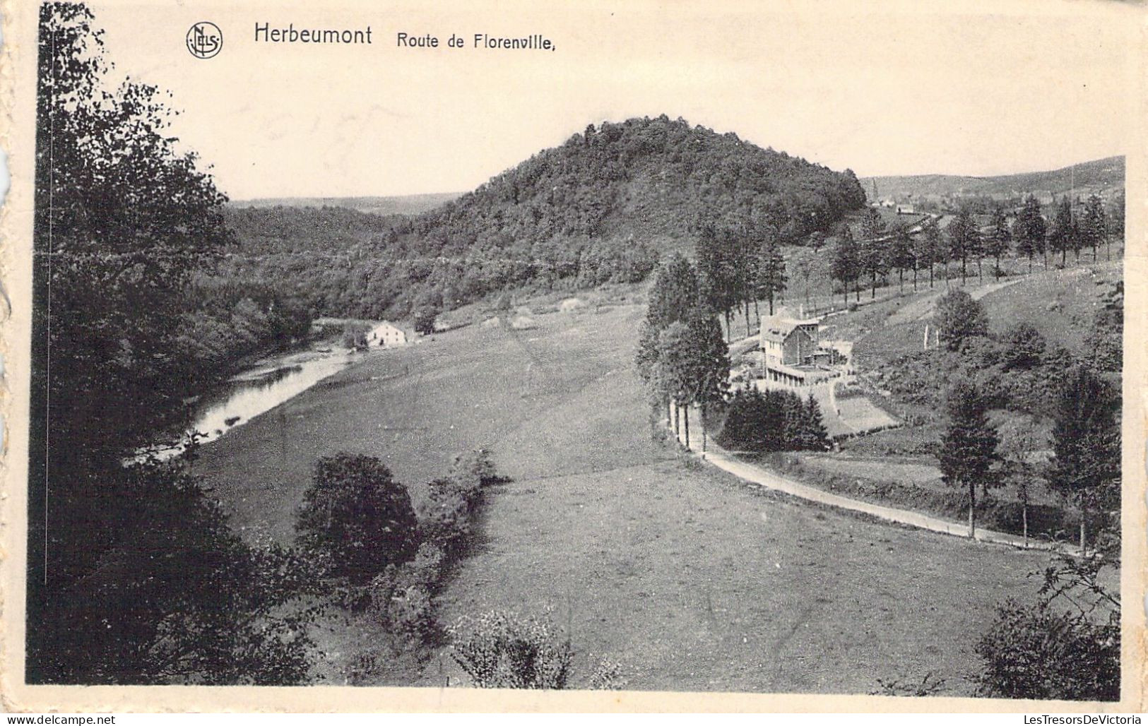 BELGIQUE - HERBEMONT - Route De Florenville - Carte Postale Ancienne - Herbeumont