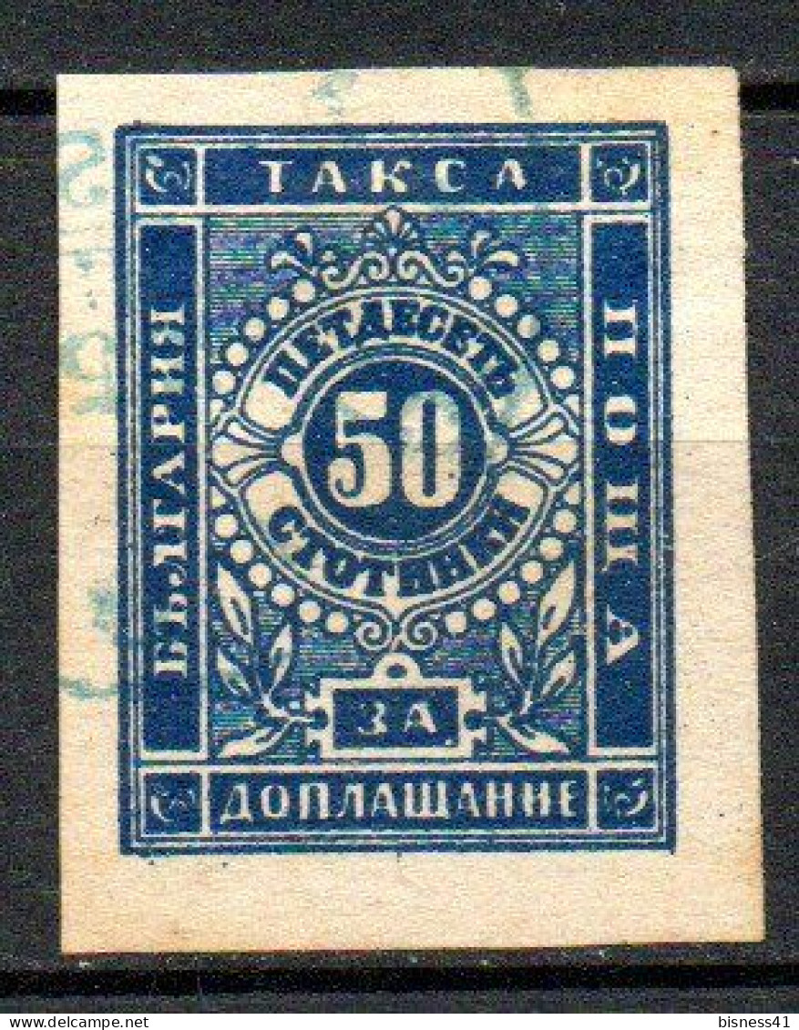 Col33 Bulgarie България Taxe 1885 N° 6 Oblitéré  Cote : 25,00€ - Segnatasse