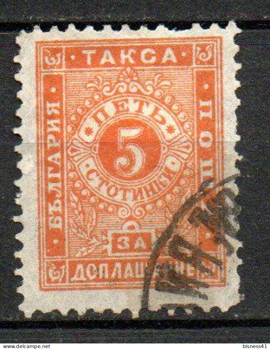 Col33 Bulgarie България Taxe 1894 N° 10 Oblitéré  Cote : 27,00€ - Impuestos