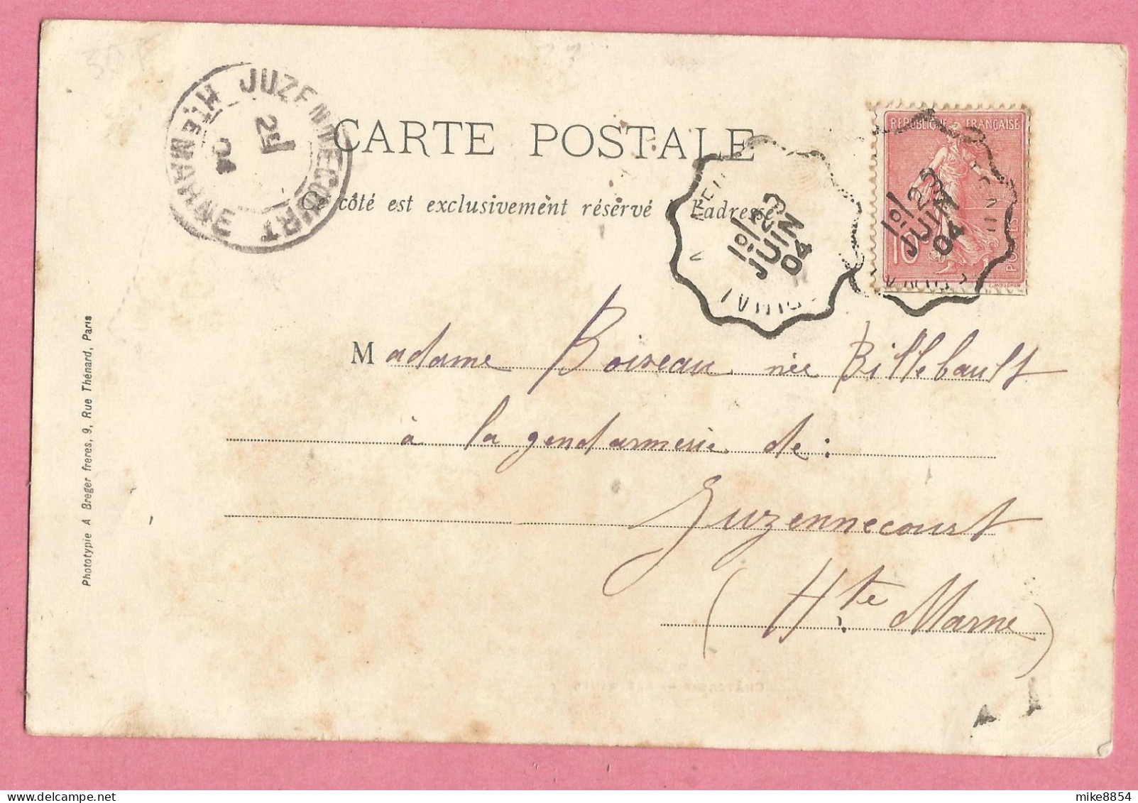 CHA235  CPA  CHATENOIS  (Vosges)  Rue Neuve   1904    ++++++ - Chatenois