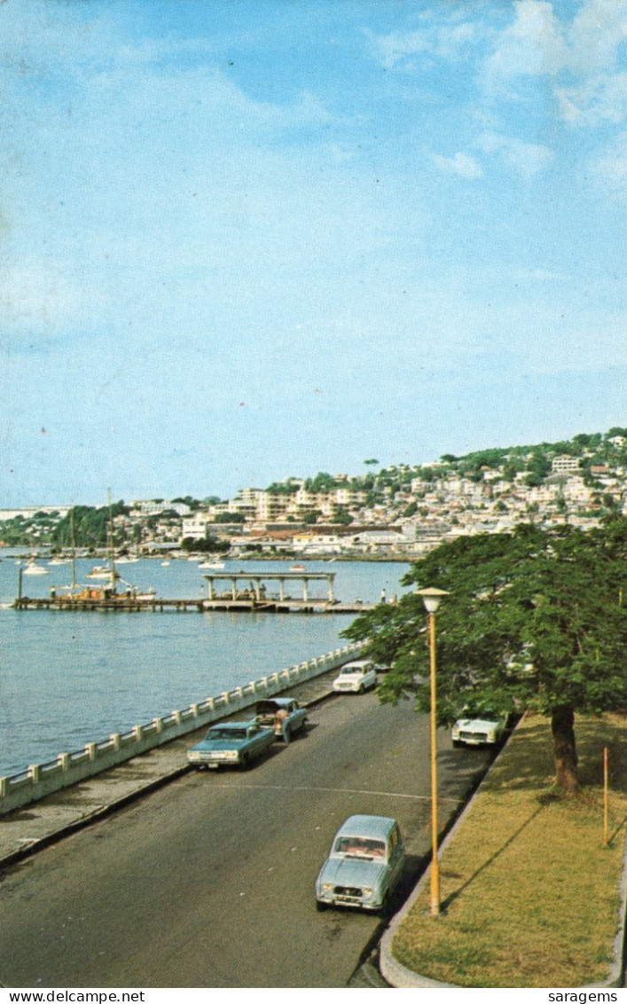 Martinique-Yachr Center At Fort De France 1977 - Mint Antique Postcard - Polynésie Française