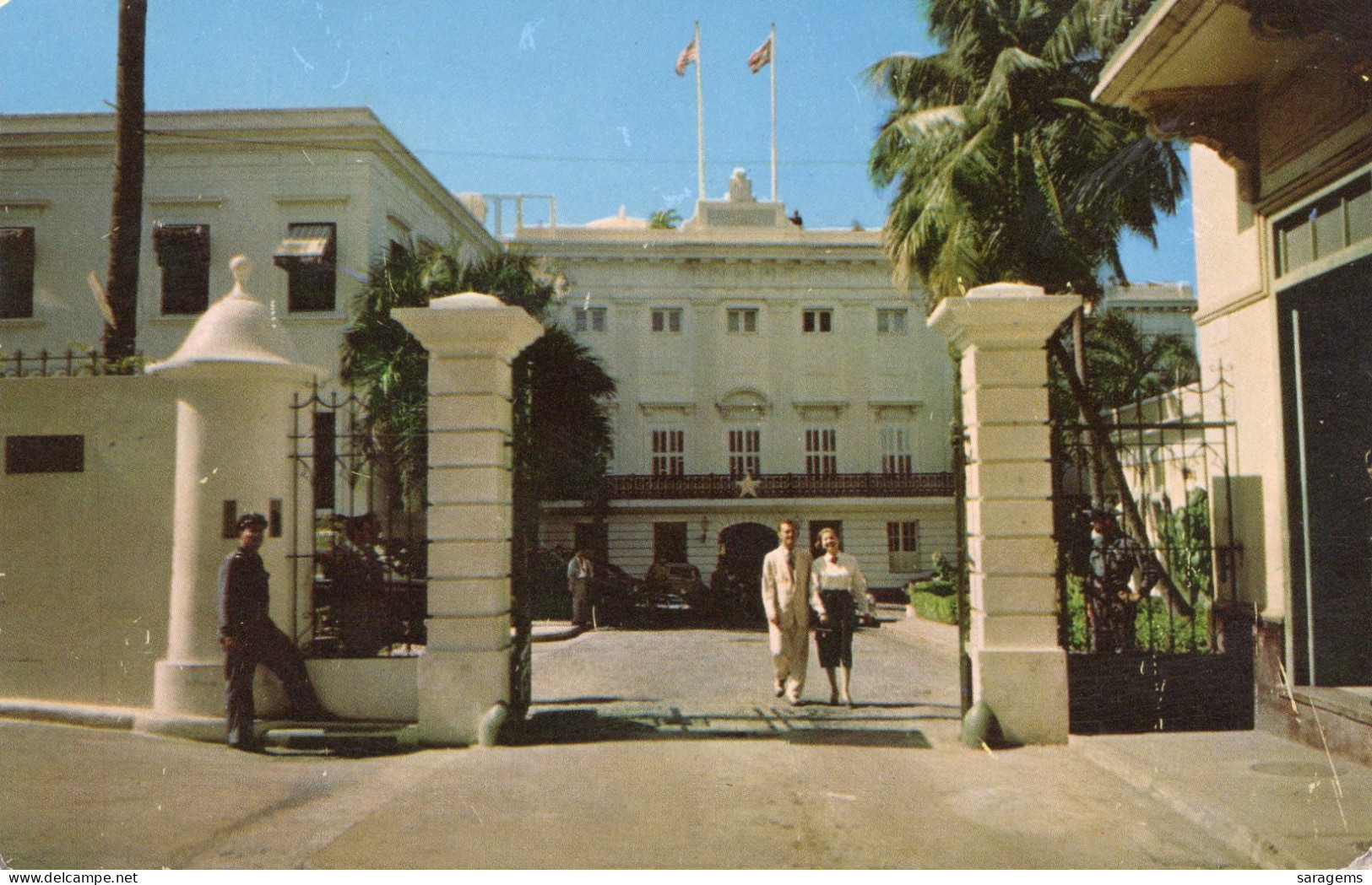 Puerto Rico-Entrance Gate To La Fortaleza - Mint Antique Postcard - Puerto Rico