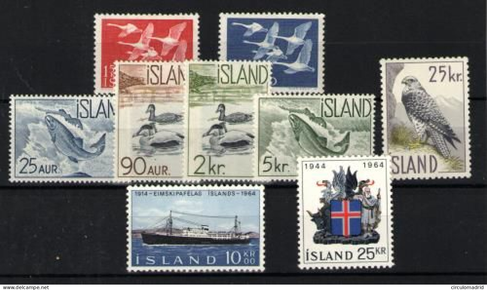 Islandia Nº 270/71,294/8,332,335 - Unused Stamps