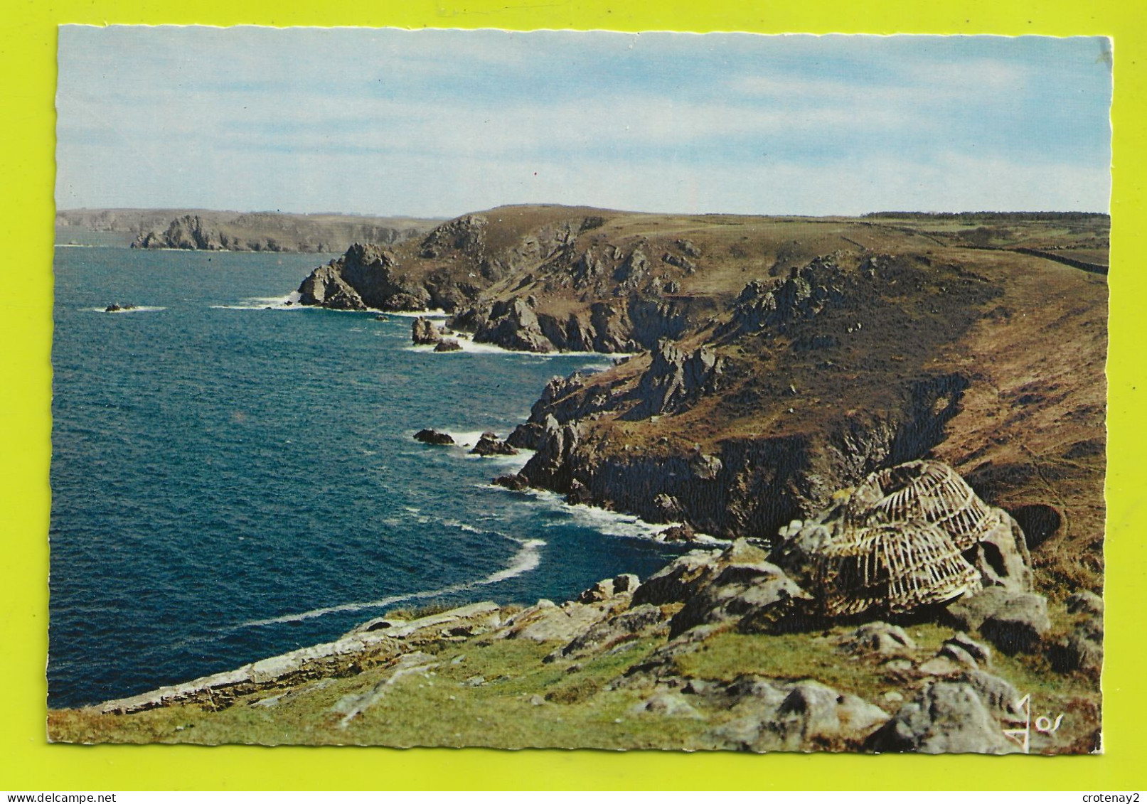 29 POINTE DU VAN N°1033 La Côte Sauvage Vers BREZELLEC Plogoff VOIR DOS - Plogoff