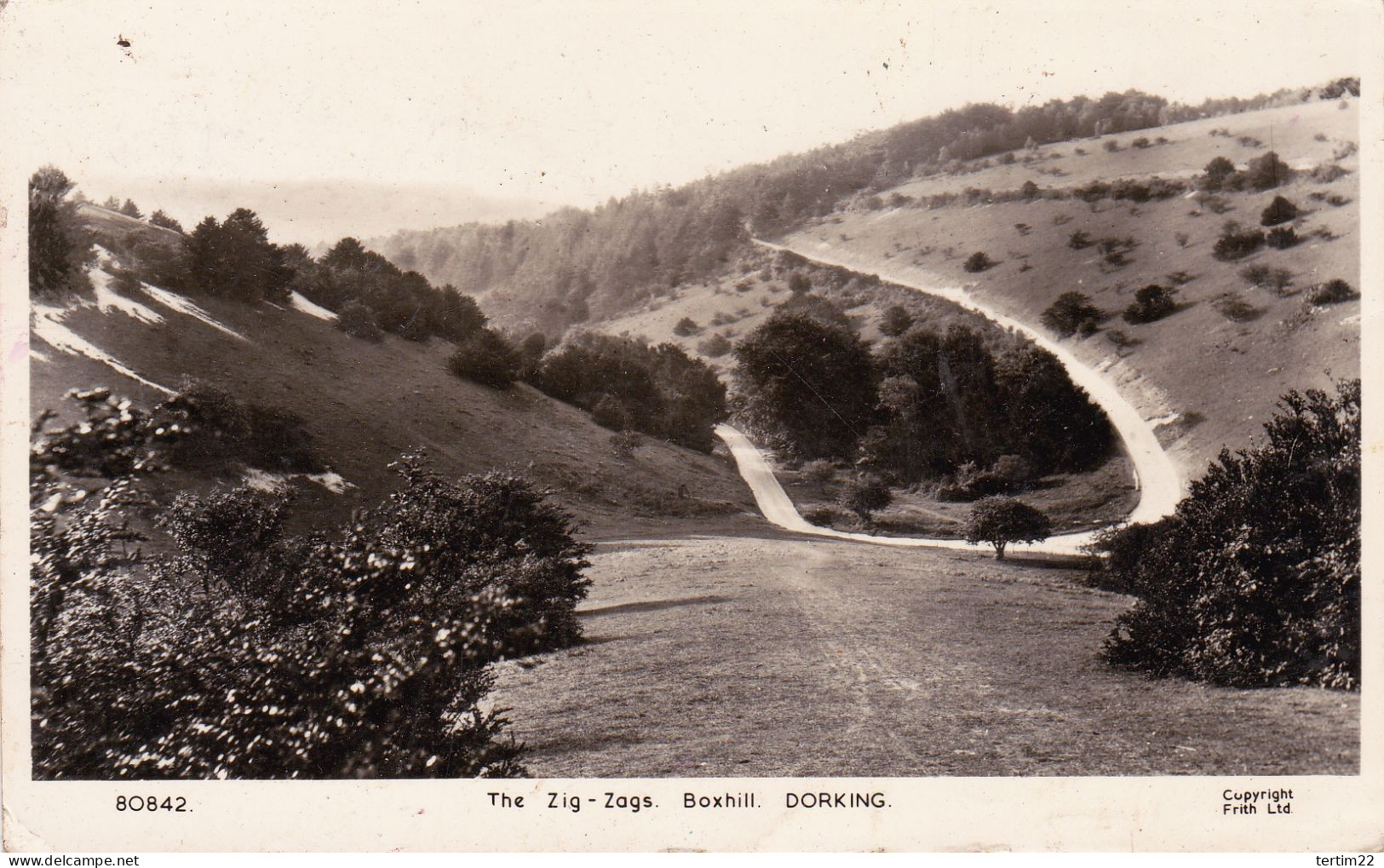 TADWORTH . ROYAUME UNI . THE ZIG ZAGS . BOXHILL . DORKING - Surrey