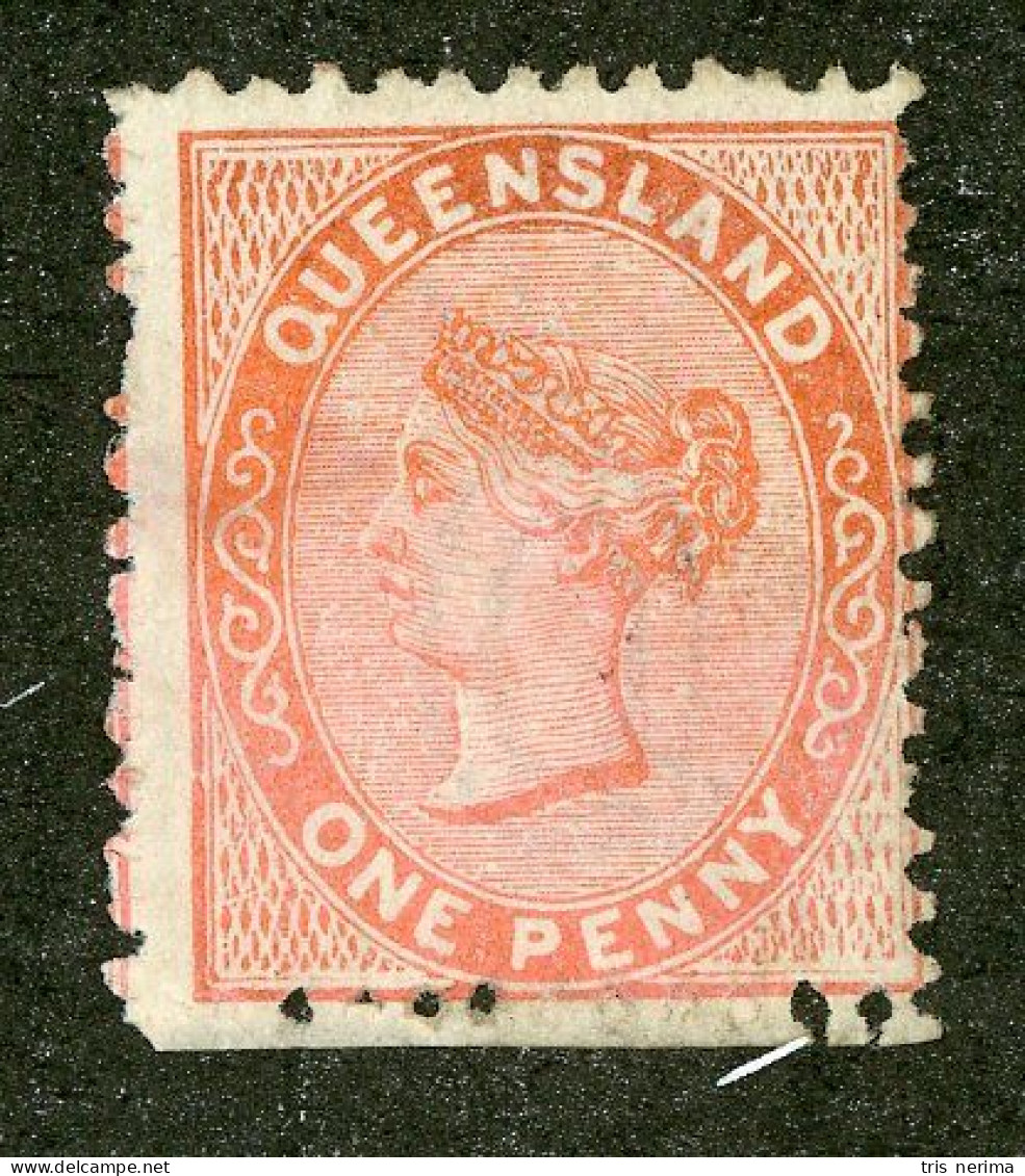 4867 BCx Queensland 1879 Scott 57 M* (Lower Bids 20% Off) - Mint Stamps