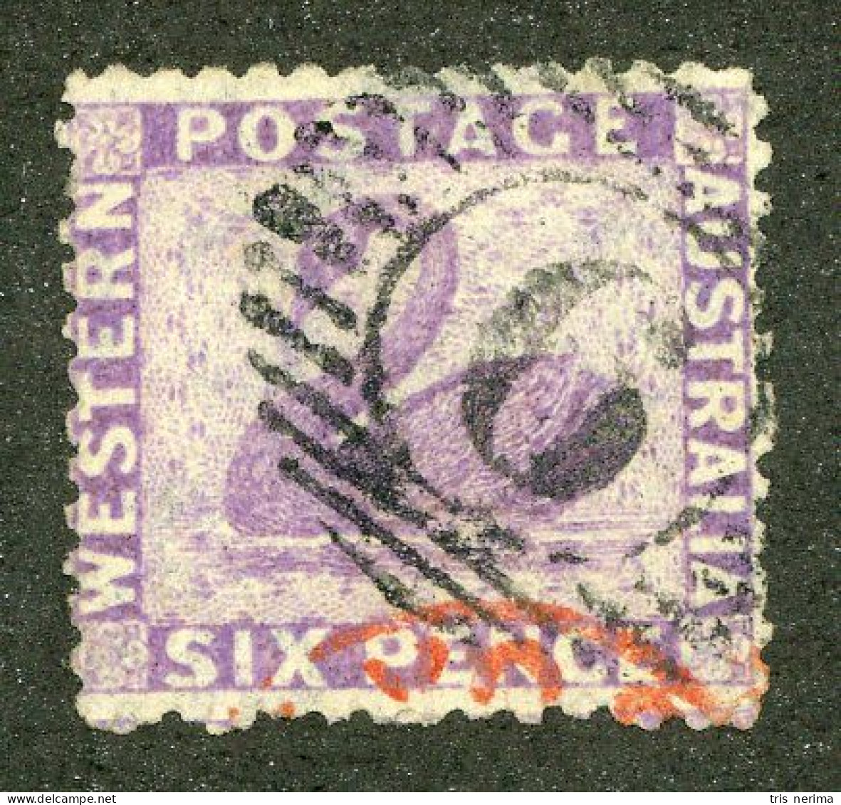 4872 BCx W. Australia 1861 Scott 28 Used (Lower Bids 20% Off) - Used Stamps