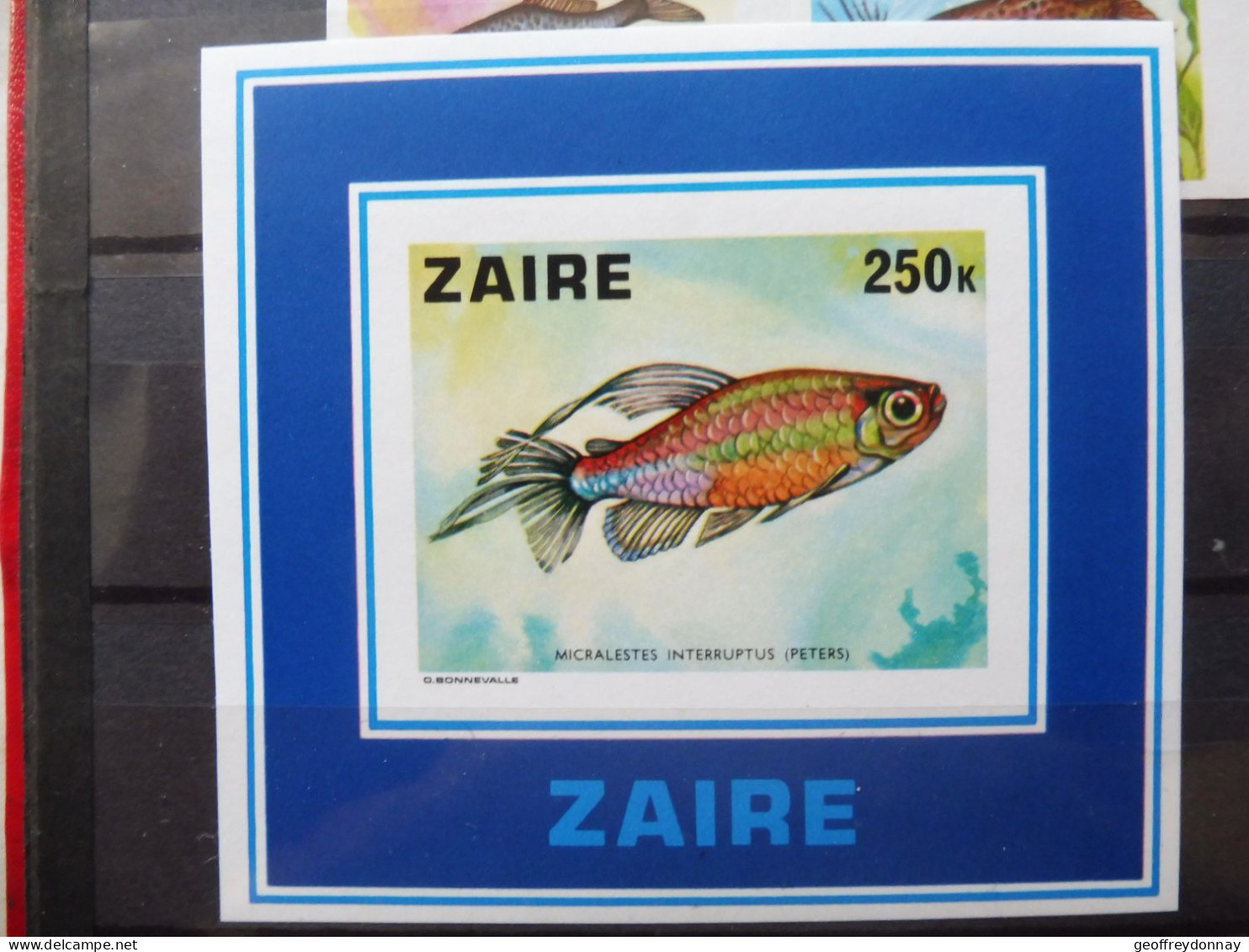 Zaire Bl Bloc Blok 25 Non Dentelé Ongetand  Poissons Vissen Neuf ** Mnh  ( 1978 ) - Nuovi