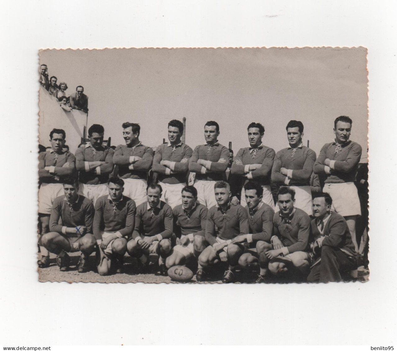 PHOTO De L'équipe 1ère De Rugby De CASTRES - Championne De France 1949. - Castres