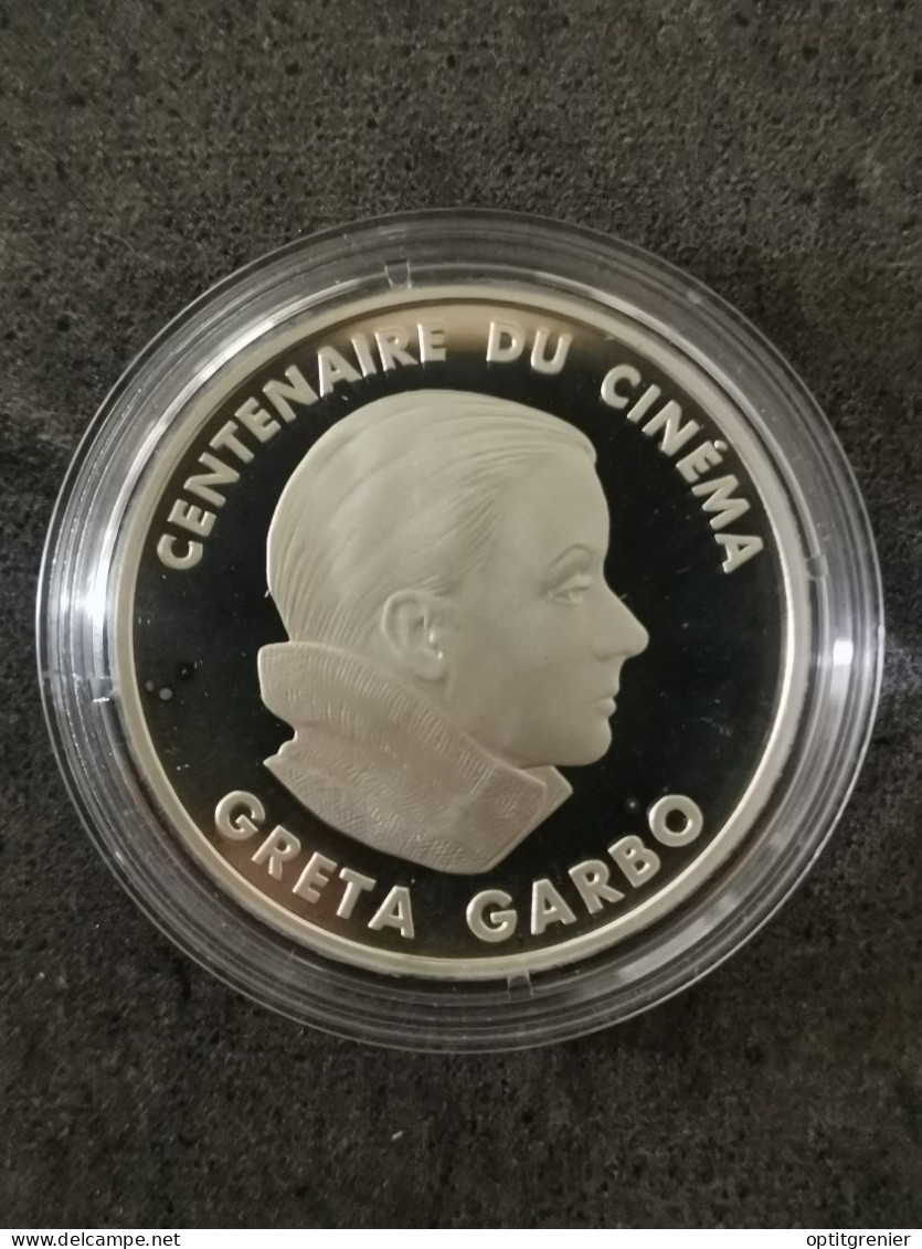 COFFRET 100 FRANCS ARGENT BE 1995 GRETA GARBO CINEMA / FRANCE PROOF SILVER / SANS CERTIFICAT - 100 Francs