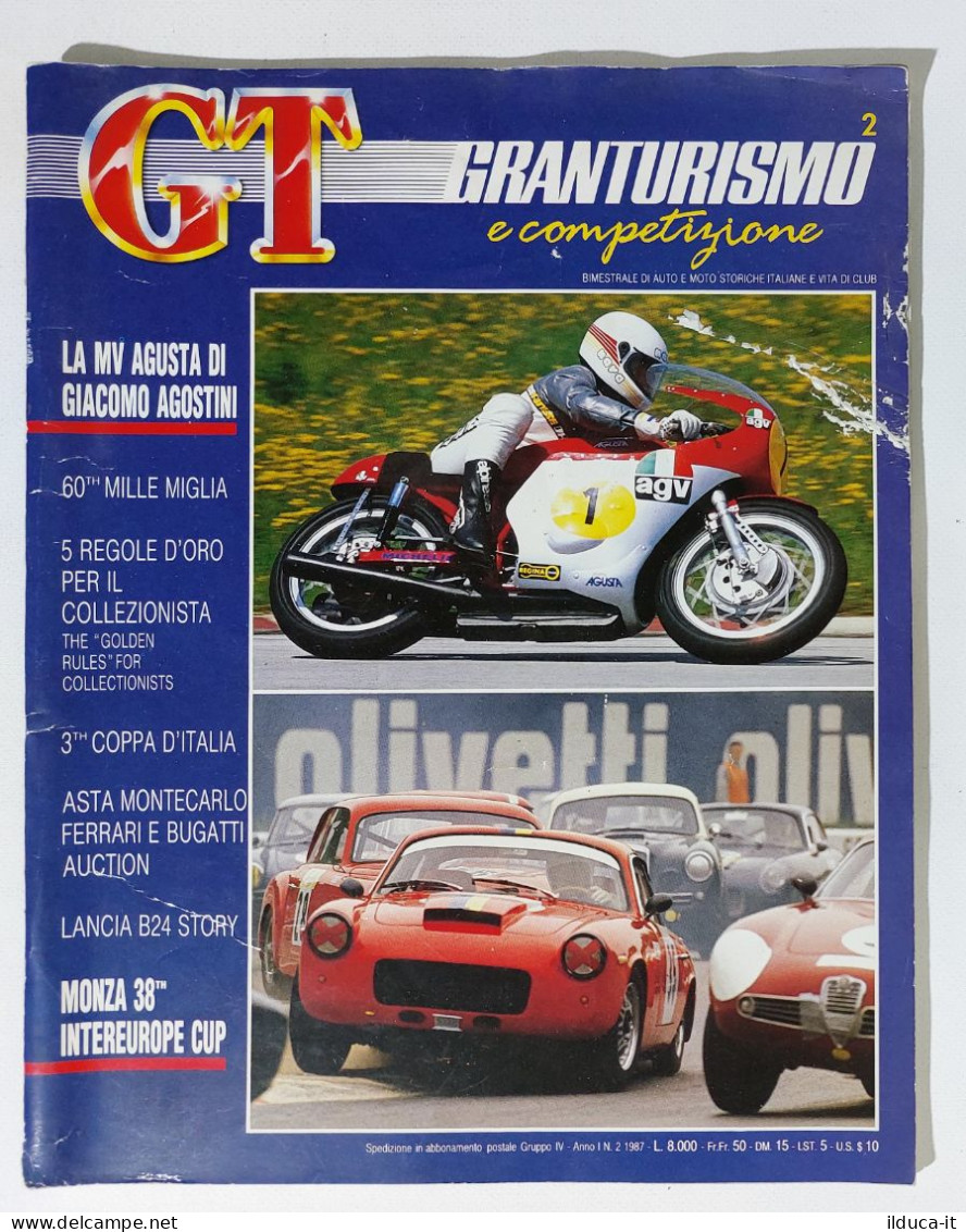 I115553 GT GRANTURISMO E COMPETIZIONE 1987 A. I N. 2 - MV Agusta / Lancia B24 - Engines