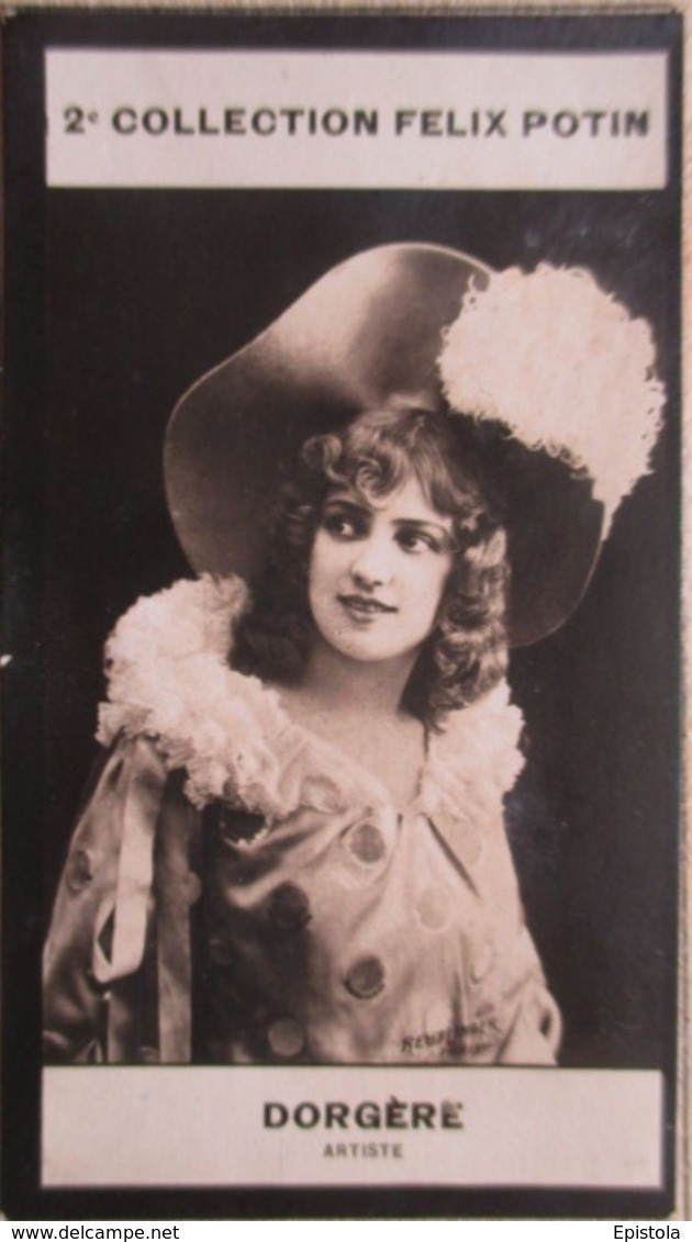 ► Arlette DORGERE Chanteuse Actrice Dite Mathilde Jouve Par "Reutlinger" Costume Chapeau Théâtre Felix POTIN 1908 - Félix Potin