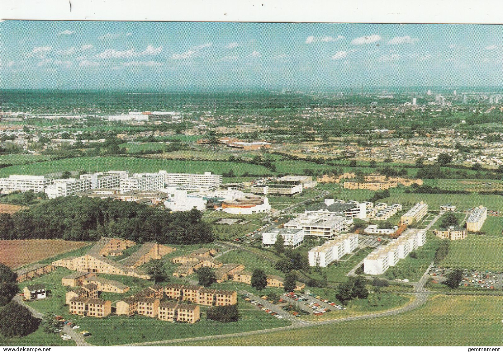 UNIVERSITY OF WARWICK - CENTRAL CAMPUS. AERIAL VIEW - Warwick