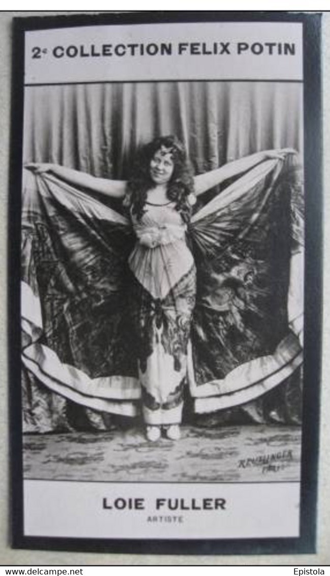 ► Loie FULLER (Danseuse Américaine Née à Hinsdale) Danse Serpentine Moderne RARE Photo Reutlinger Felix POTIN 1908 - Félix Potin