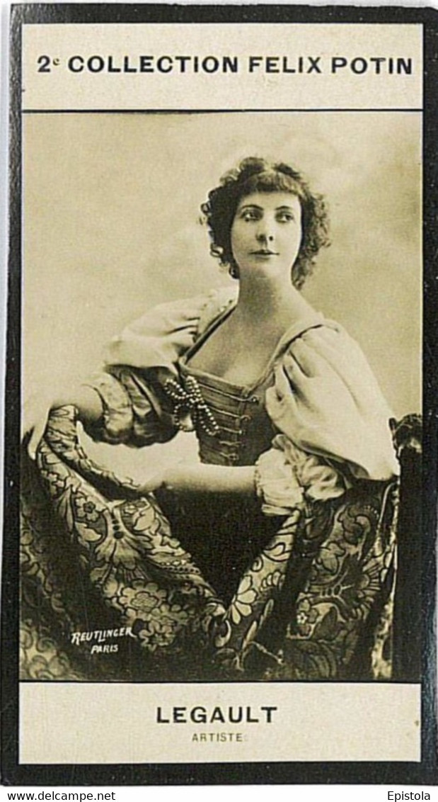 ► Maria Ou Marie Legault - Actrice En Costume De Théâtre Par "Reutlinger"  Photo   Felix POTIN 1908 - Félix Potin