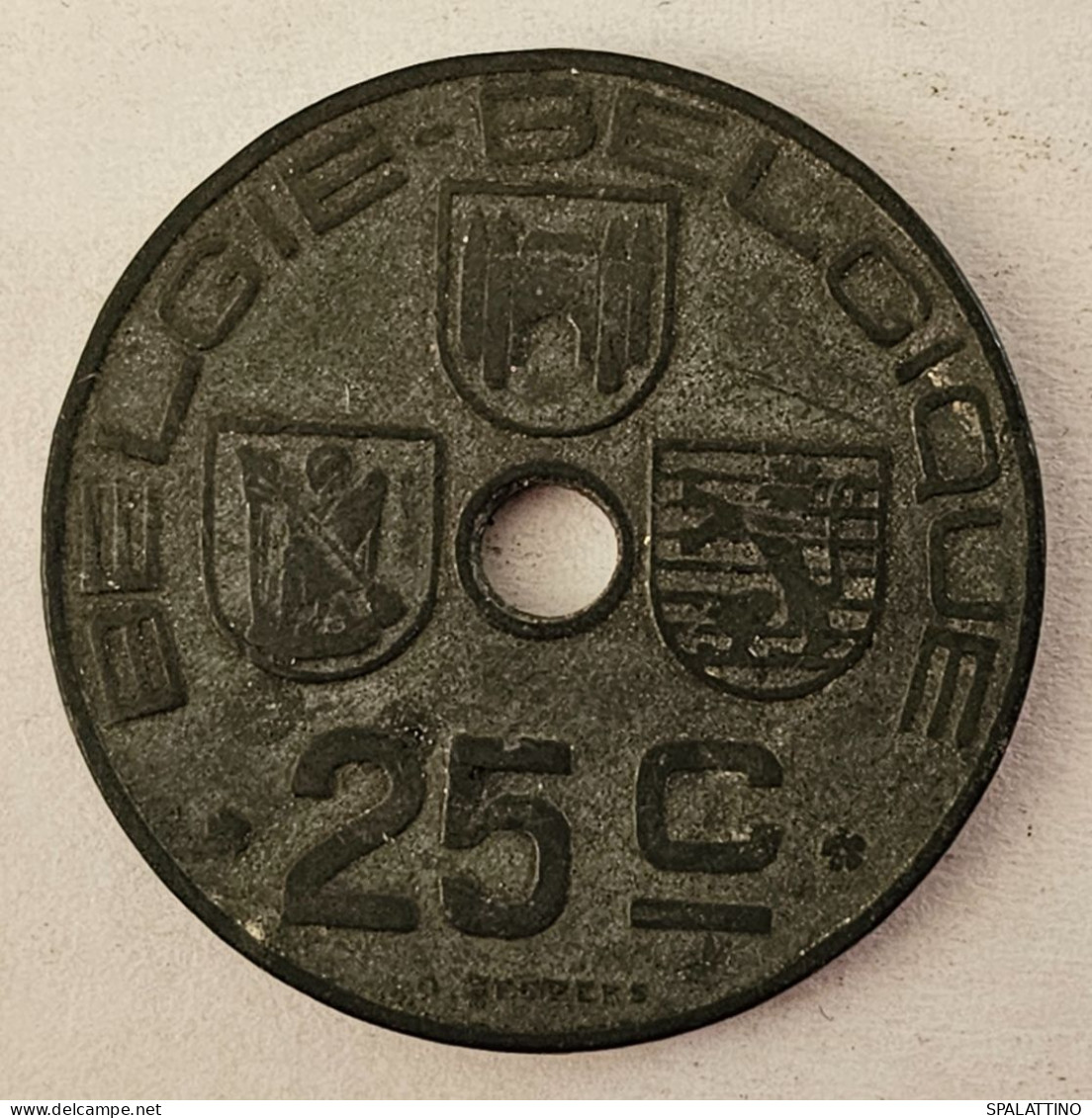 BELGIUM- 25 CENTIMES 1943. - 25 Cents
