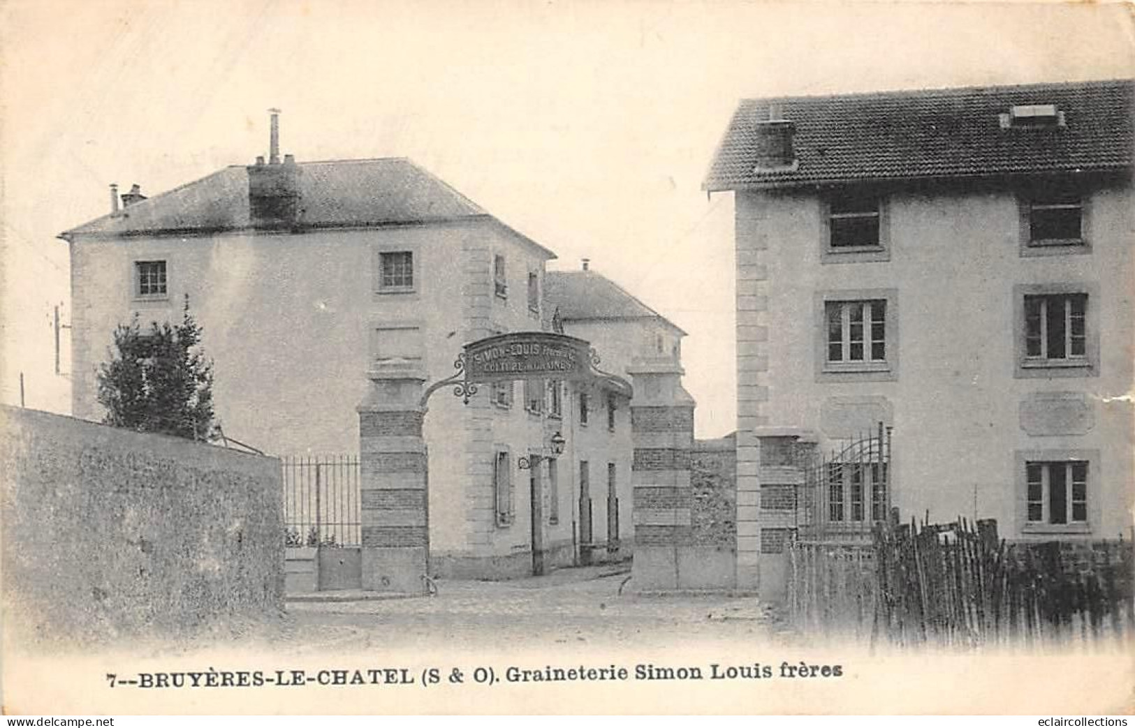 Bruyère Le Chatel           91         Graineterie Louis Simon              (voir Scan) - Bruyeres Le Chatel