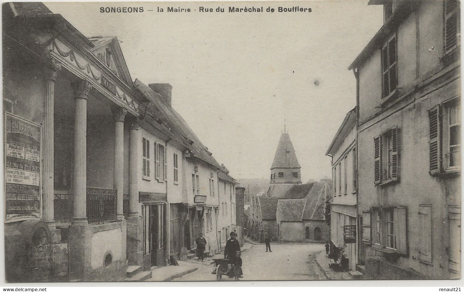 Songeons-La Mairie-Rue Du Maréchal De Boufflers (CPA) - Songeons