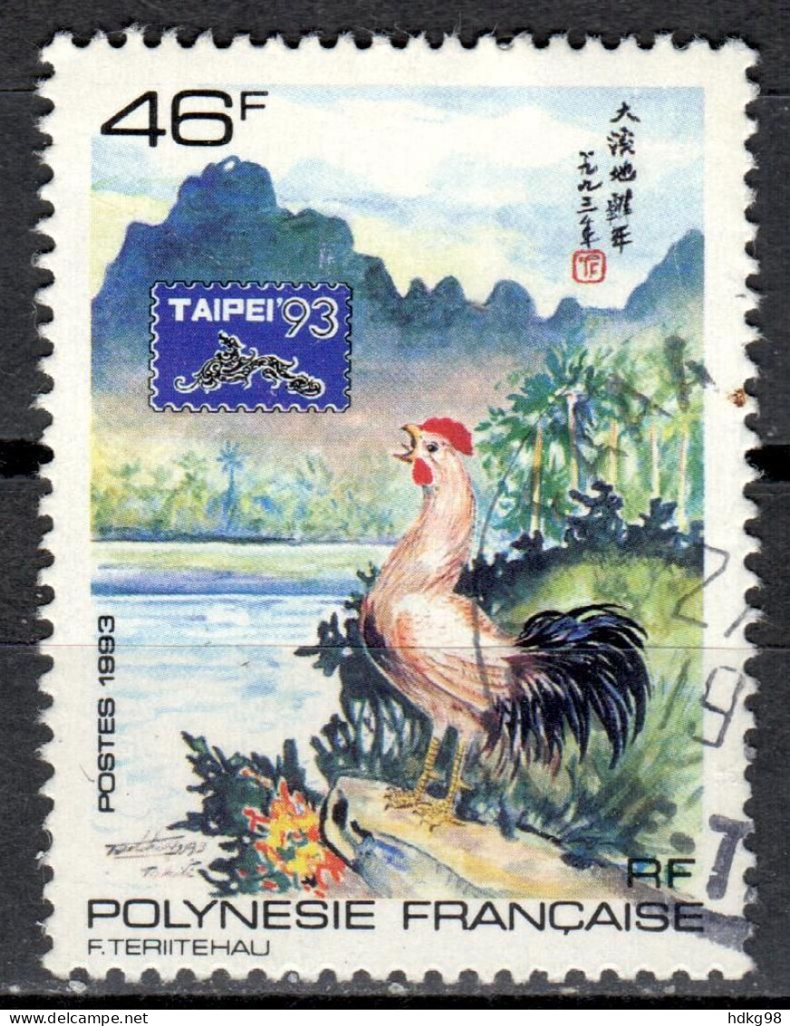 F P+ Polynesien 1993 Mi 639 II TAIPEI - Used Stamps