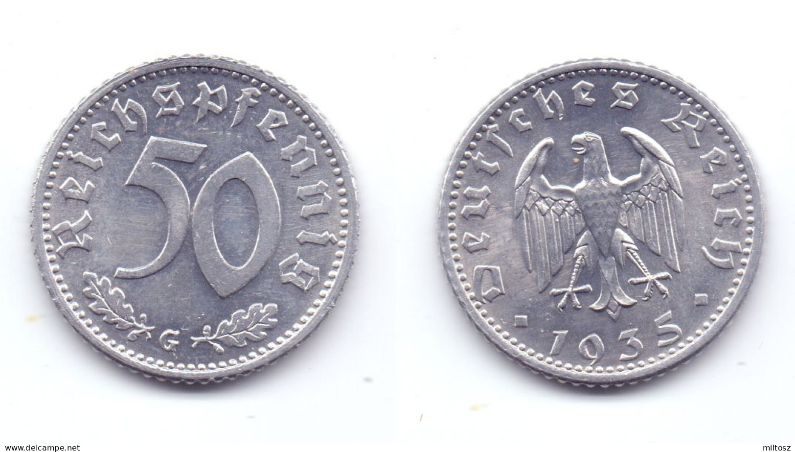 Germany 50 Reichspfennig 1935 G - 50 Reichspfennig