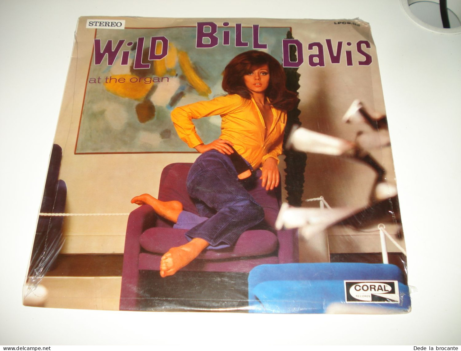 B7 / LP  Wild Bill Davis – At The Organ - Coral - LPCS.119 - France 1968 -  M/M - Jazz