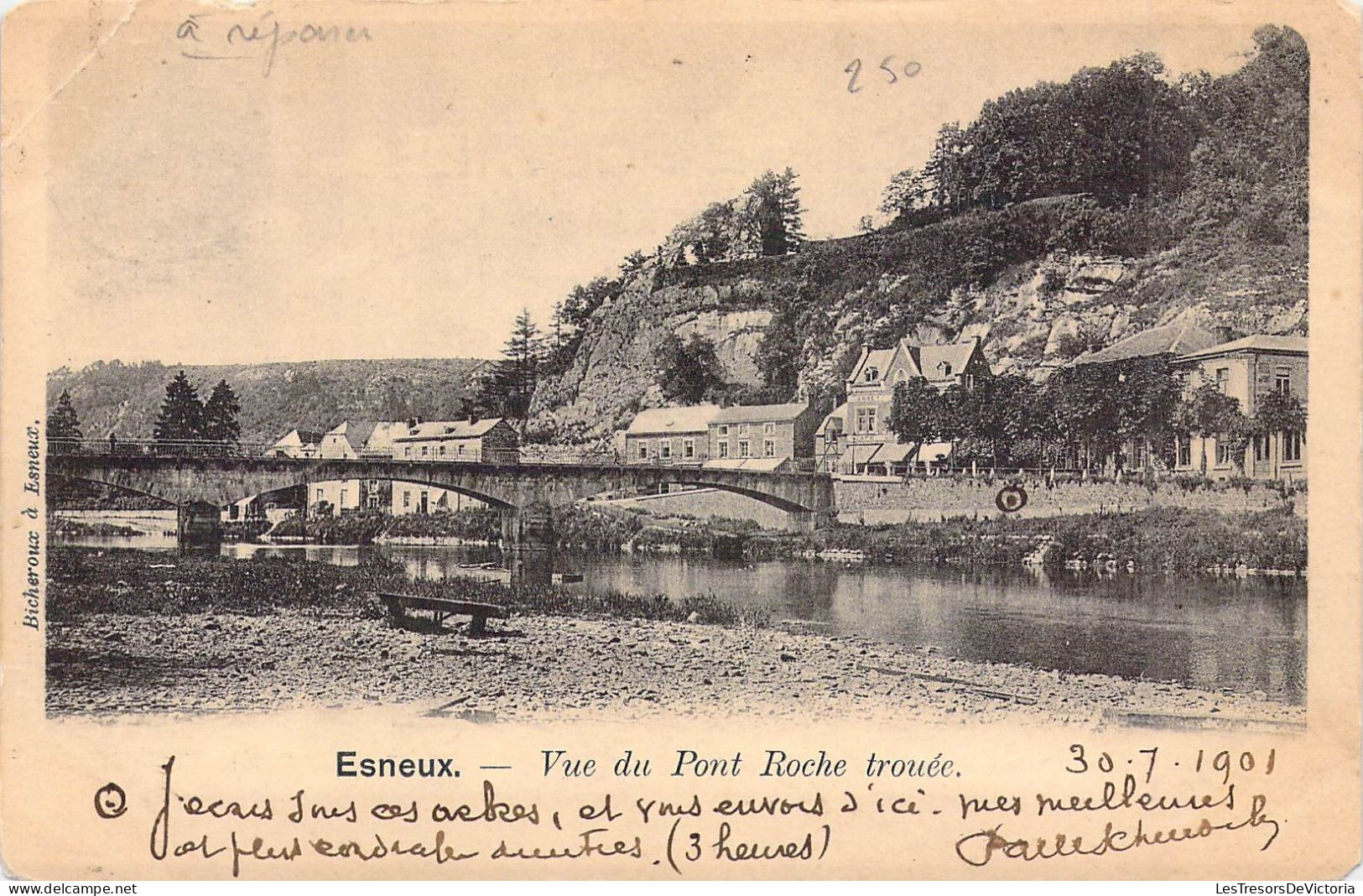 BELGIQUE - ESNEUX - Vue Du Pont Roche Trouée  - Carte Postale Ancienne - Esneux